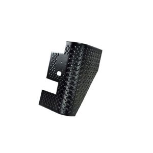 Jeep Wrangler Body Armor - Rear - Rugged Ridge - Rear Tall Corner - Black Diamond Plate - `97-`06